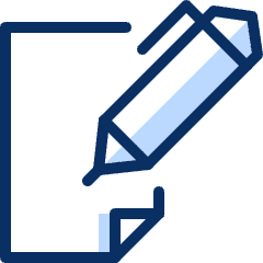 Pen Paper 1 Icon from Cyber Duotone Set