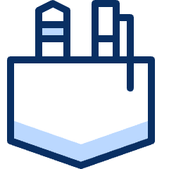 Pen Pocket Icon from Cyber Duotone Set