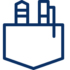 Pen Pocket Icon from Cyber Line Set