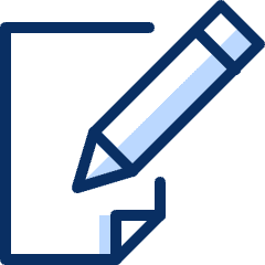 Pencil Paper 1 Icon from Cyber Duotone Set