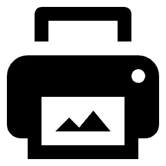 Print Publish 1 Icon from Nova Solid Set