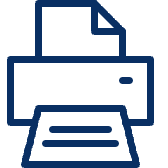 Printer 1 Icon from Cyber Line Set