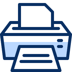 Printer 3 Icon from Cyber Duotone Set