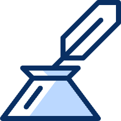 Quill Ink Icon from Cyber Duotone Set