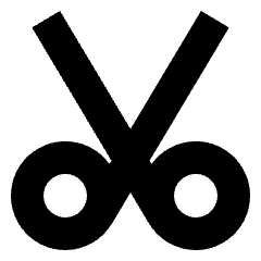 Scissors 1 Icon from Nova Solid Set