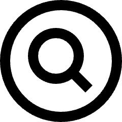 Search Circle Icon from Nova Line Set