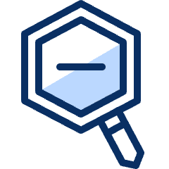 Zoom Out 1 Icon from Cyber Duotone Set