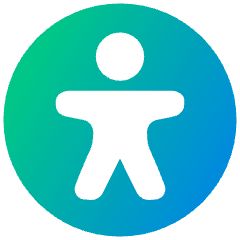 Accessibility Icon from Plump Gradient Set