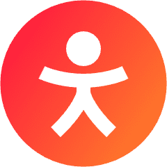 Accessibility Icon from Sharp Gradient Set