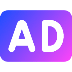 Ad Icon from Core Gradient Set