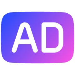 Ad Icon from Plump Gradient Set