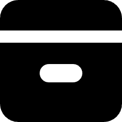 Archive Box Icon from Micro Solid Set