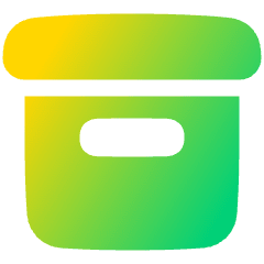 Archive Box Icon from Plump Gradient Set