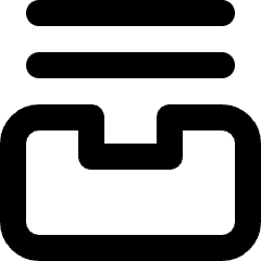 Archive Folder Icon from Micro Line Set