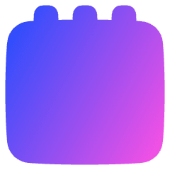 Blank Notepad Icon from Plump Gradient Set