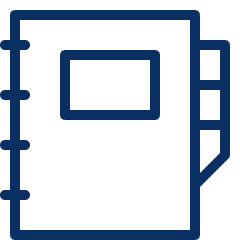 Book Address Icon from Cyber Line Set