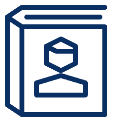 Book Contact Icon from Cyber Line Set