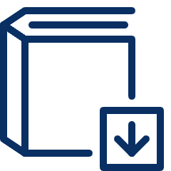 Book Download Icon from Cyber Line Set