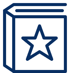 Book Favorite Star Icon from Cyber Line Set