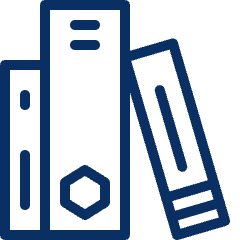 Book Library Icon from Cyber Line Set