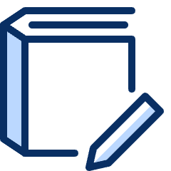 Book Pencil Icon from Cyber Duotone Set