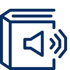 Book Sound Icon from Cyber Line Set