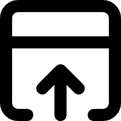 Box Unarchive File Icon from Micro Line Set