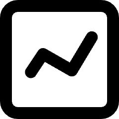 Chart Icon from Micro Line Set