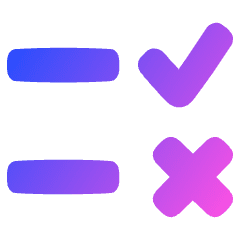 Checklist Rule Icon from Plump Gradient Set