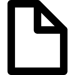 Content File Document Icon from Micro Line Set