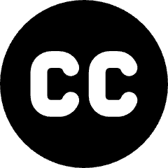 Creative Commons Icon from Micro Solid Set