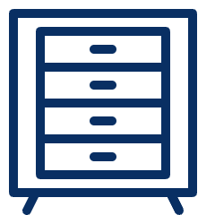 Drawer 3 Icon from Cyber Line Set