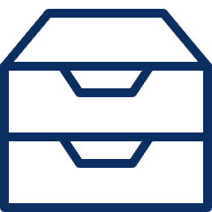 Drawer 4 Icon from Cyber Line Set