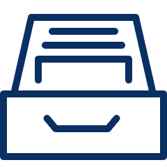 Drawer Document 1 Icon from Cyber Line Set