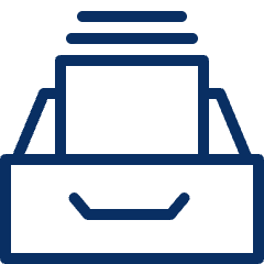 Drawer Document 2 Icon from Cyber Line Set