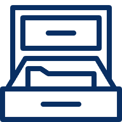 Drawer Folder Icon from Cyber Line Set