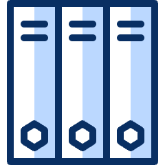 Folder Binders Icon from Cyber Duotone Set