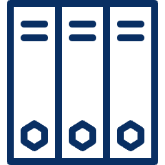 Folder Binders Icon from Cyber Line Set