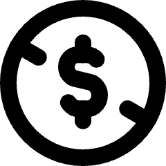 Non Commercial Icon from Micro Line Set
