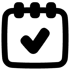 Notepad Check Icon from Plump Remix Set