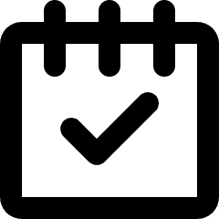 Notepad Check Icon from Micro Line Set