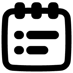 Notepad List Icon from Plump Remix Set