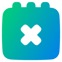 Notepad Remove Icon from Plump Gradient Set
