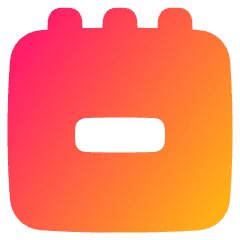 Notepad Subtract Icon from Plump Gradient Set