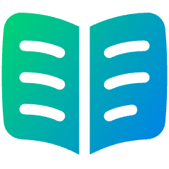 Open Book Icon from Plump Gradient Set