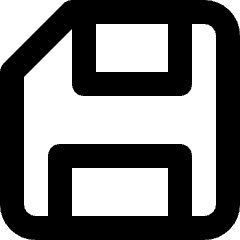 Save Floppy Disk Icon from Micro Line Set