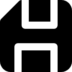 Save Floppy Disk Icon from Micro Solid Set