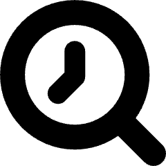Search History Browser Icon from Micro Solid Set