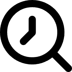 Search History Browser Icon from Micro Line Set