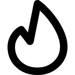 Trending Content Icon from Micro Line Set